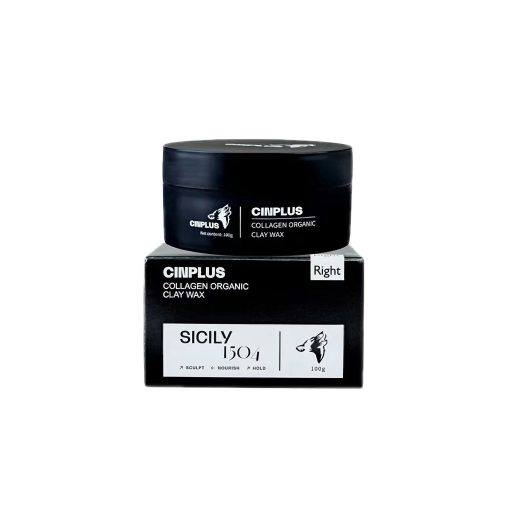 Sáp vuốt tóc Cinplus Right, sáp vuốt tóc Cinplus đen 100G