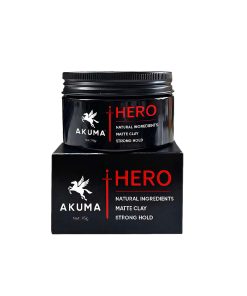 Sáp vuốt tóc Akuma Hero Matte Clay 95G cho tóc mỏng dầu